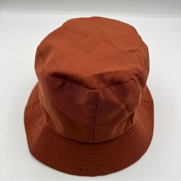 Eighty Eight Reversible Bucket Hat Burt Orange Butterfly Skull - Picture 3 of 6